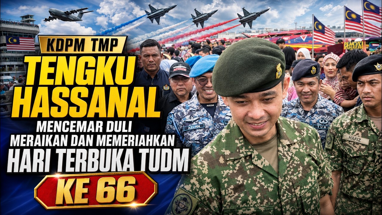 KDPM TMP TENGKU HASSANAL MENCEMAR DULI MERAIKAN DAN MEMERIAHKAN HARI TERBUKA TUDM KE 66