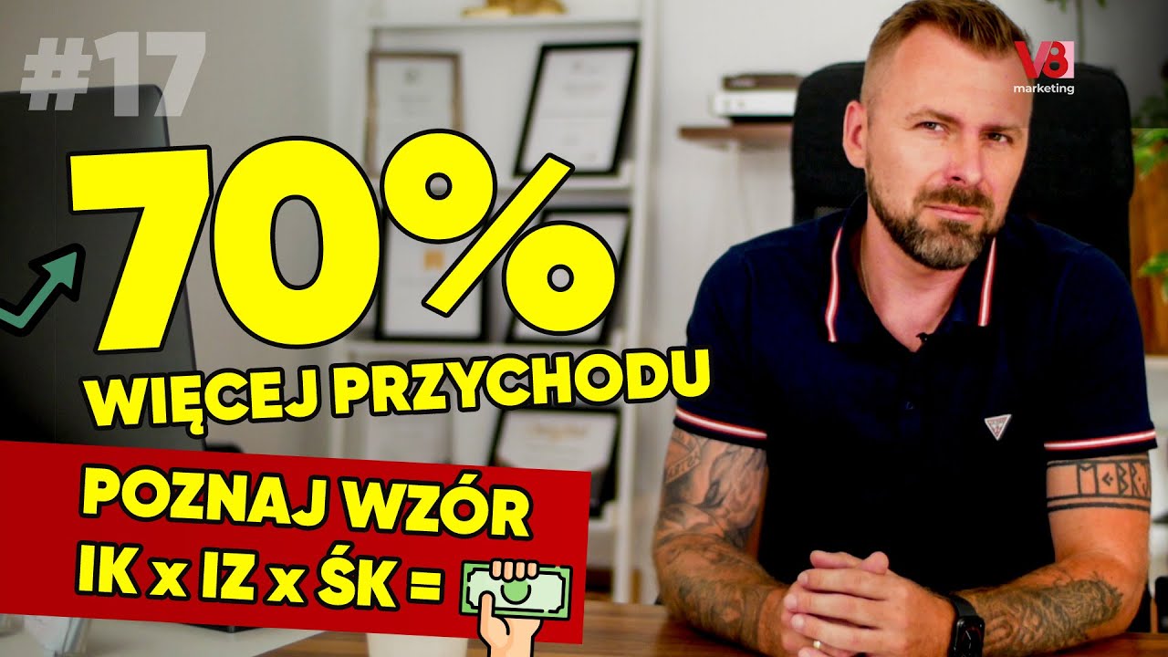 Jak zwiększyć PRZYCHODY w firmie? Prosty WZÓR na 70% wzrostu przychodów w biznesie [3 WSKAŹNIKI]