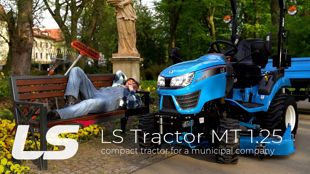 Compact tractor for municipal utilities - LS Tractor MT 1.25 :: LS Tractor Europe