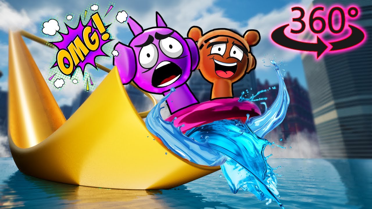 360° VR Incredibox Sprunki in Water Park🤿💦🌊
