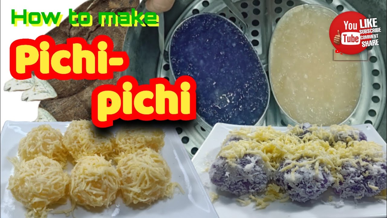HOW TO MAKE PICHI-PICHI WITHOUT USING MOLDS (Homemade)