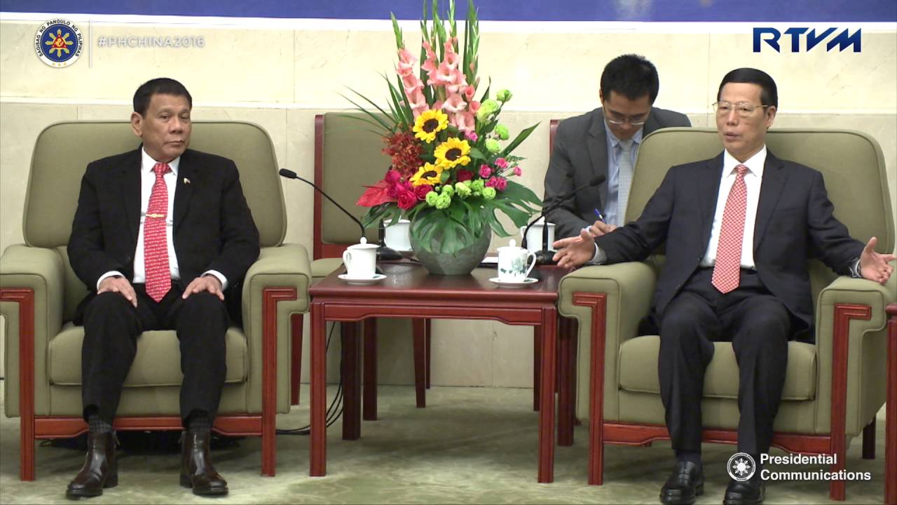 Meeting with Chinese Vice Premier Zhang Gaoli 10/20/2016