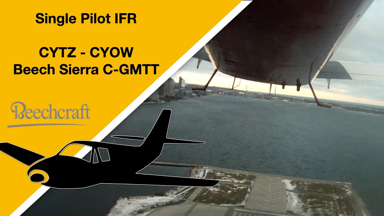 Single Pilot IFR  - CYTZ to CYOW