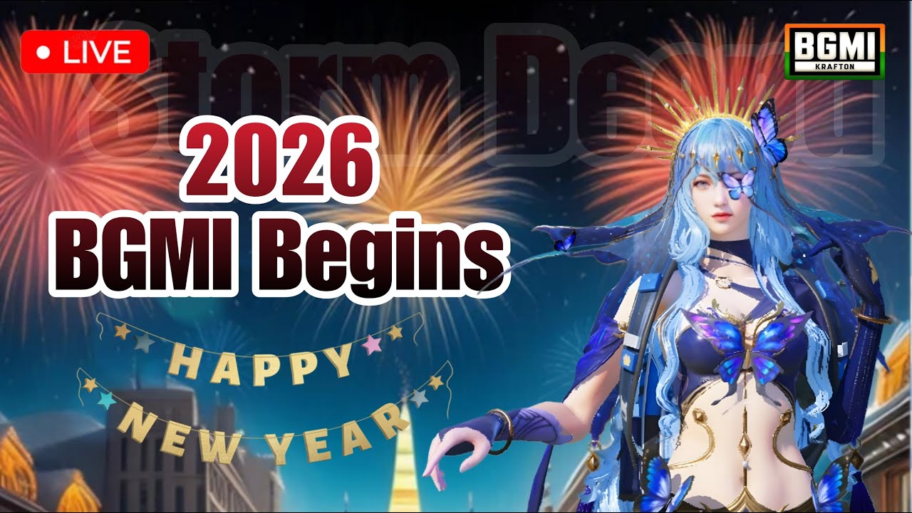 Fresh Year Fresh Start 2026 | BGMI Live Stream | Telugu Girl Gamer | Storm Deepu