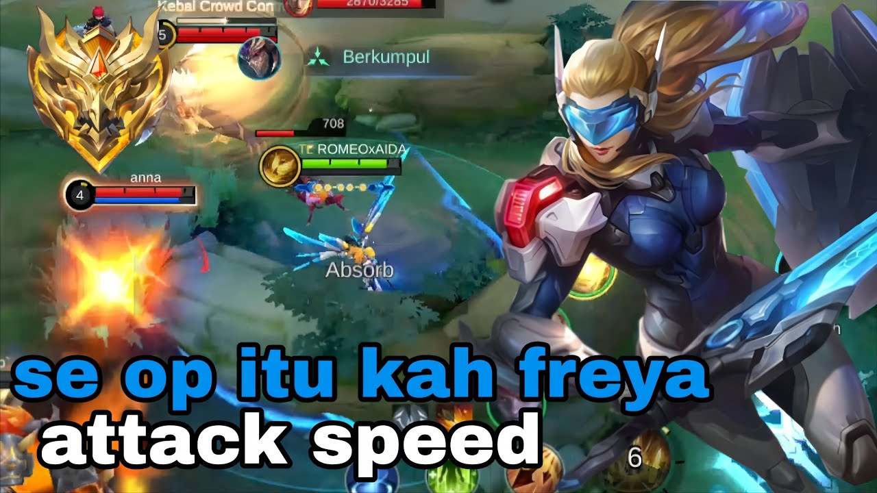 Freya attack speed sederes itukah lifestealnya. Part 5 | Mobile Legend 