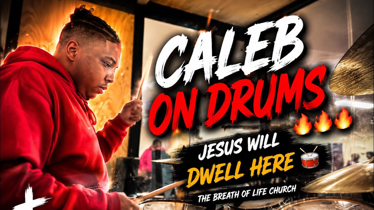 Caleb on drums🔥🔥🔥 - Jesus will/dwell here