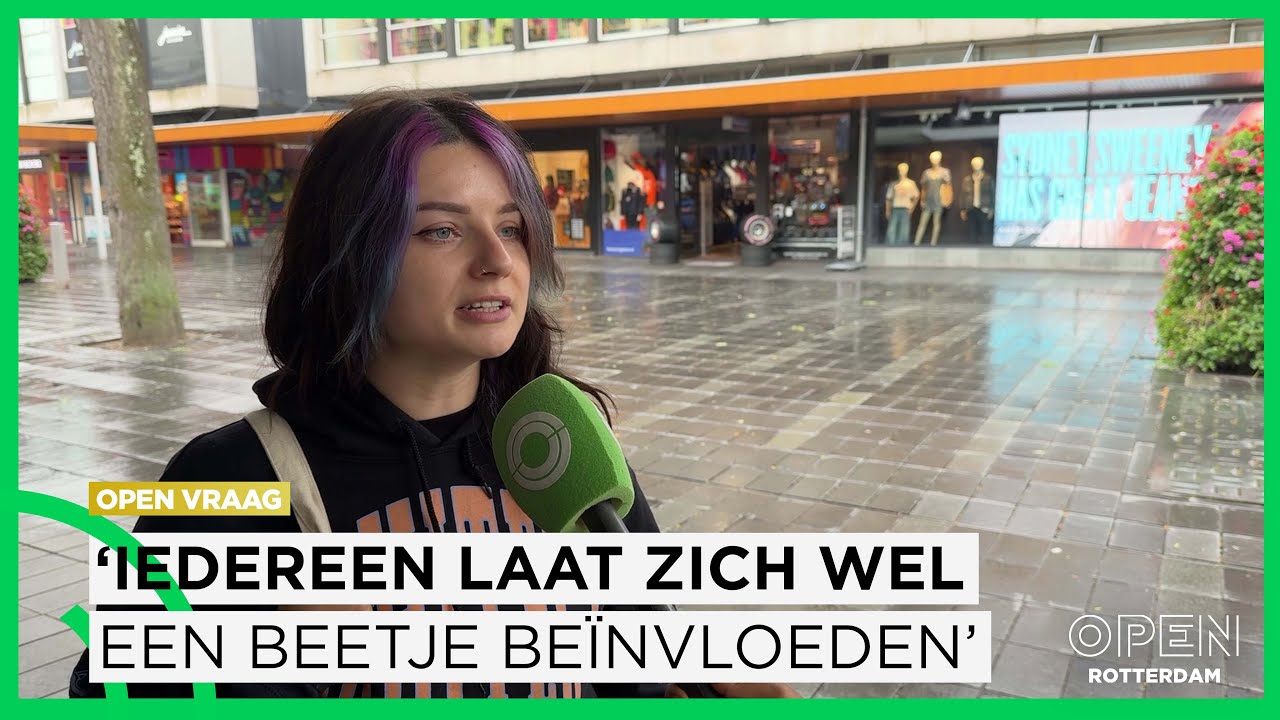 Rotterdammers over influencers: ‘Iedereen laat zich er een beetje door beïnvloeden’ | OPEN VRAAG
