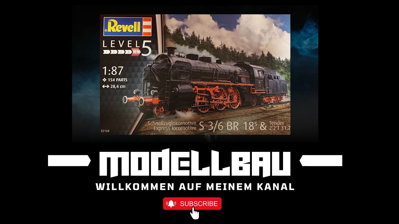 Revell Modellbau - Schnellzuglokomotive S 3/6 BR 18,5 - Bemalung der Zughülle