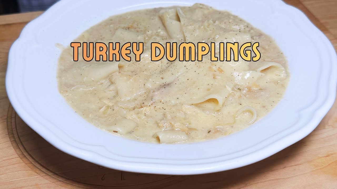 Leftover Turkey Dumplings | The BEST Way to Use Thanksgiving Turkey!