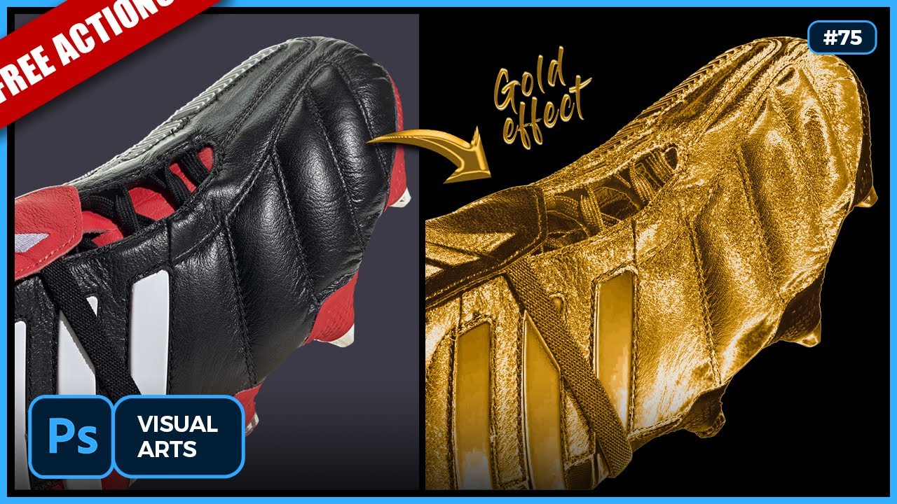 GOLD EFFECT - Membuat Objek Menjadi Emas di Photoshop + Actions