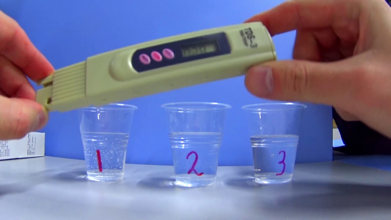 🌡 TDS Meter 3 портативный солемер тестер качества воды ║ water quality tester