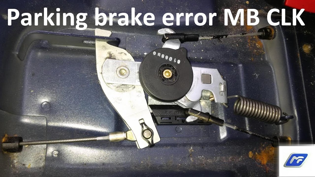 Parking Brake Test and finding Errors / Otestov&aacute;n&iacute; Parkovac&iacute; Brzdy - Mercedes-Benz CLK W208