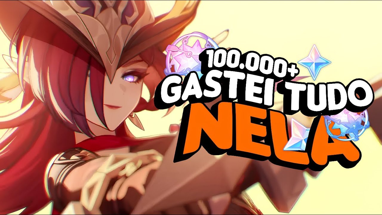 100.000+ GEMAS CHASCA C6!? Tiros em Banner / Genshin Impact