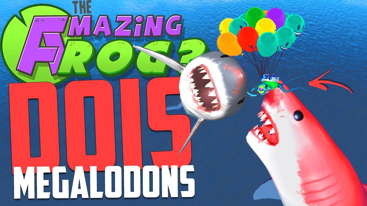 DOIS TUBARÕES GIGANTES JUNTOS! - Amazing Frog