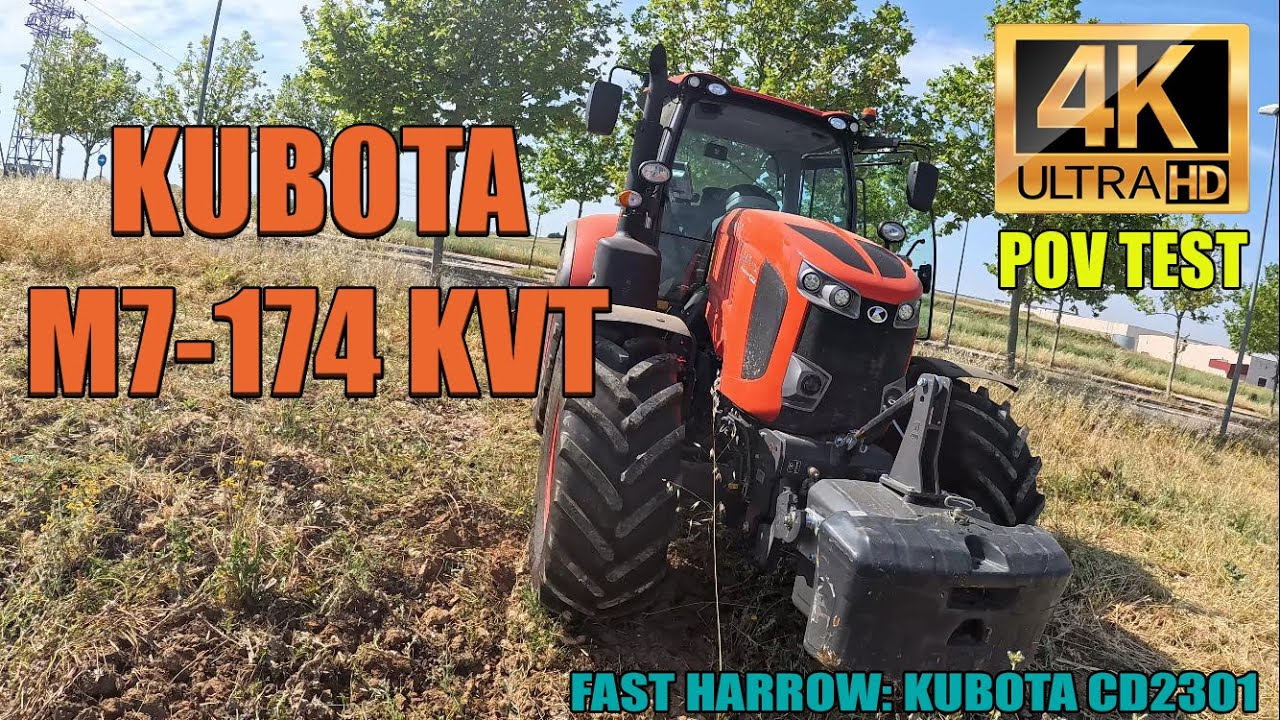 KUBOTA M7-174 KVT POV TEST [4K]