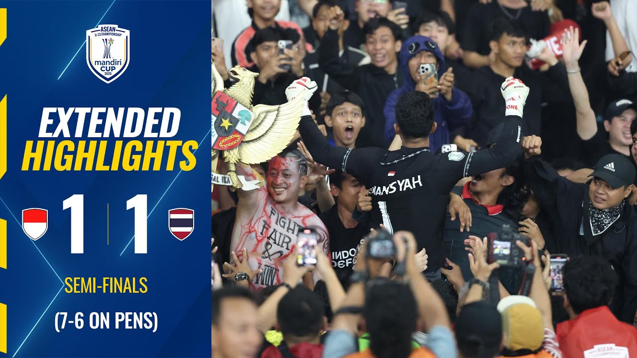 🇮🇩 ИНДОНЕЗИЯ vs ТАИЛАНД 🇹🇭 (Полуфинал Кубка Мандири 2025: расширенные HL)