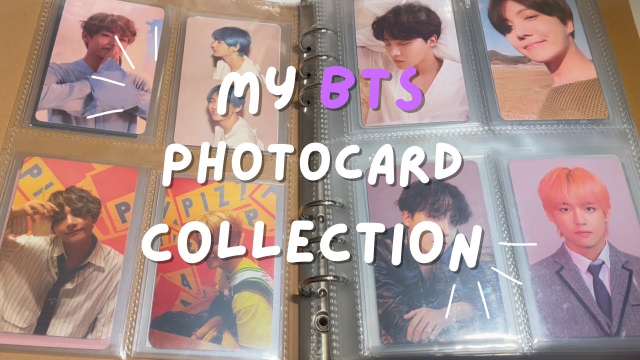 TALKING ABOUT MY BTS PHOTOCARD COLLECTION!! flipping through my overfilled binder 😭