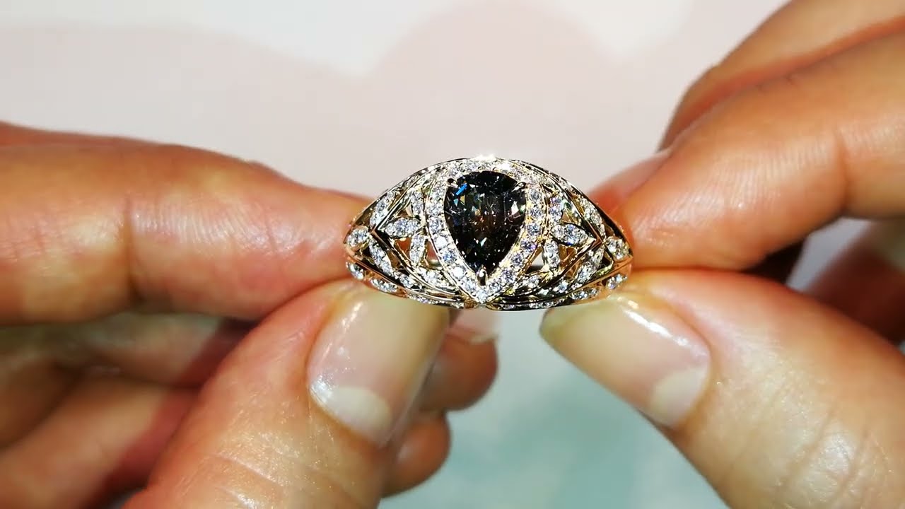 Taaffeite Ring at 1.38 carat by Kat Florence KF05884