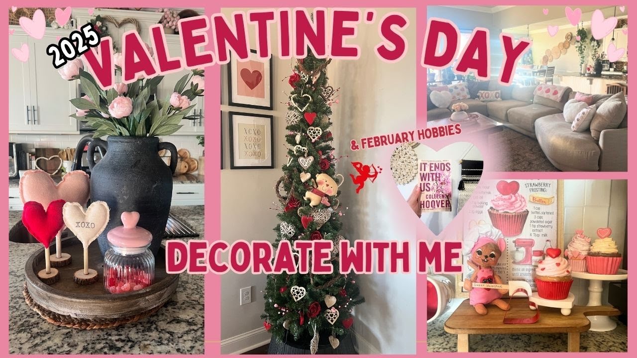 Valentine's Day Decorate with Me 2025 | Plus Cozy Home Tour!