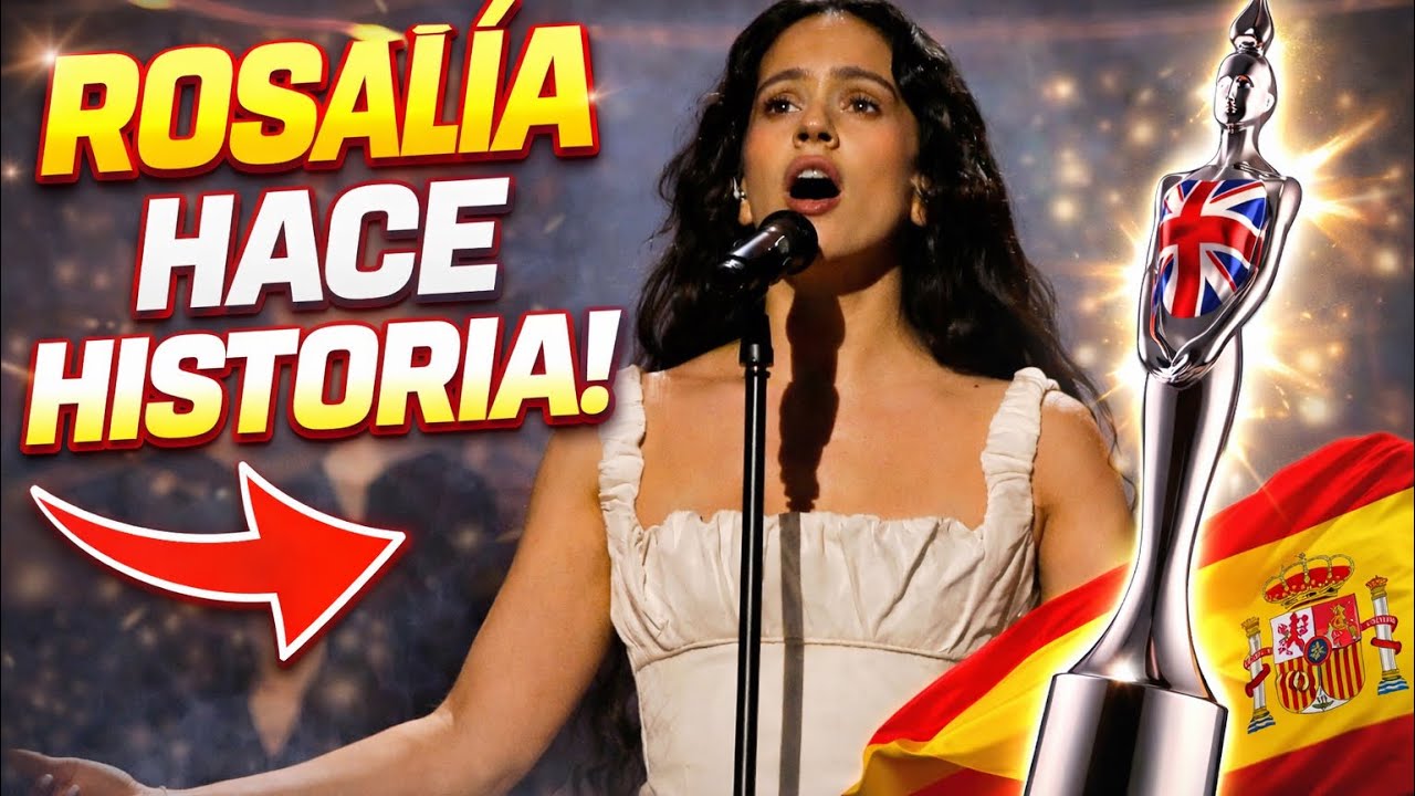😱 Rosalía rompe récord y gana Mejor Artista Internacional en los Brit Awards ¡Hace Historia! 