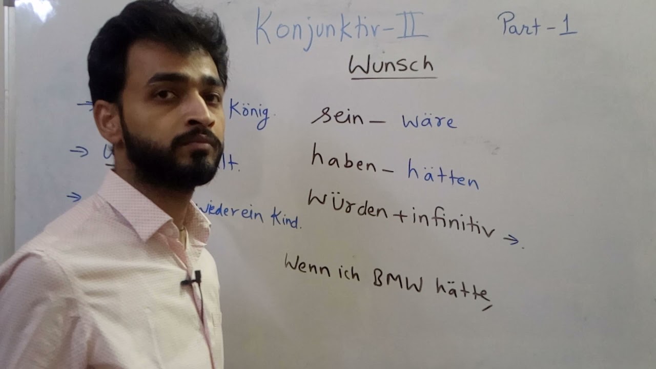 B1 Level German| Konjunktiv-II Part 1| Learn German Easily| Express Unreal Wish| Aditya Sharma