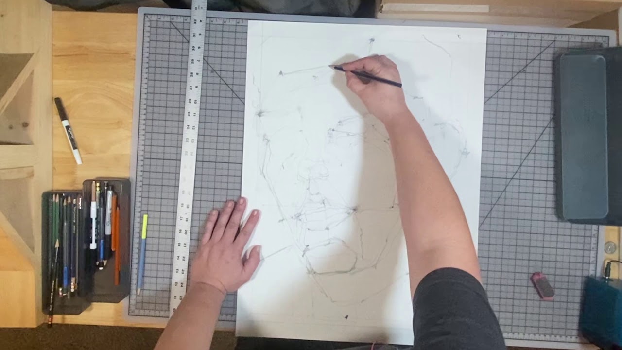 Self Portrait - Large Drawing