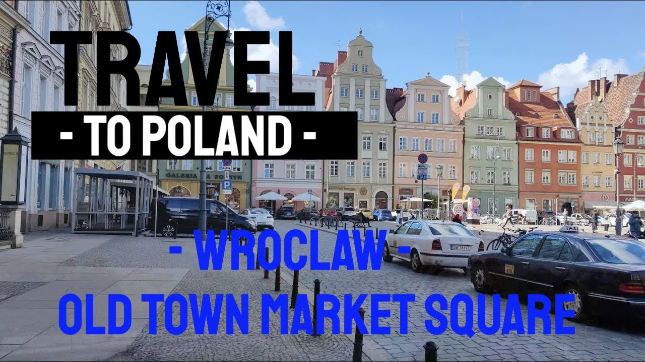 Podr&oacute;ż do Polski-Wrocław-4K-Rynek Starego Miasta-2022
