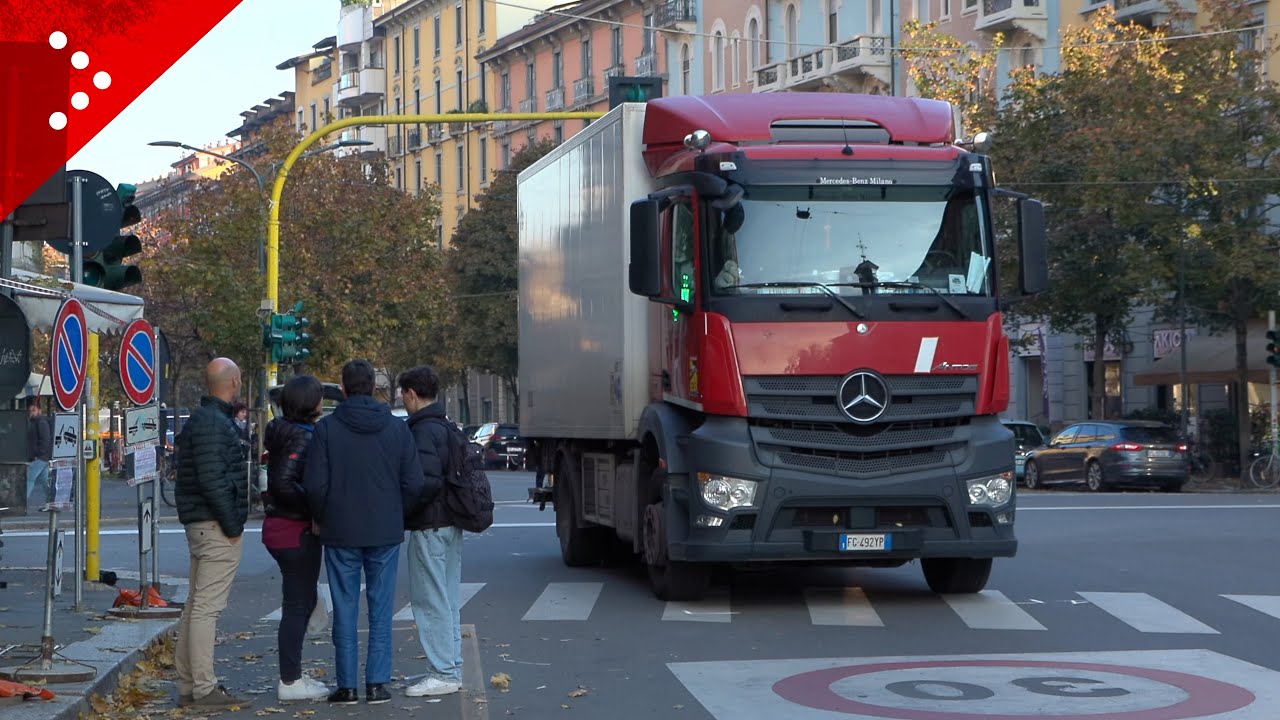 Incidente a Milano, coinvolto un mezzo pesante. Soccorsa una bambina di 12 anni