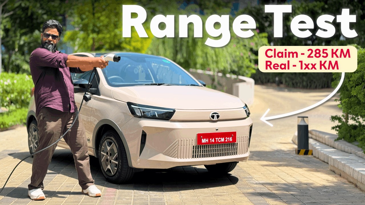 2026 Tata Tiago EV - 100% to 0% Range Test & Review | AutoYogi