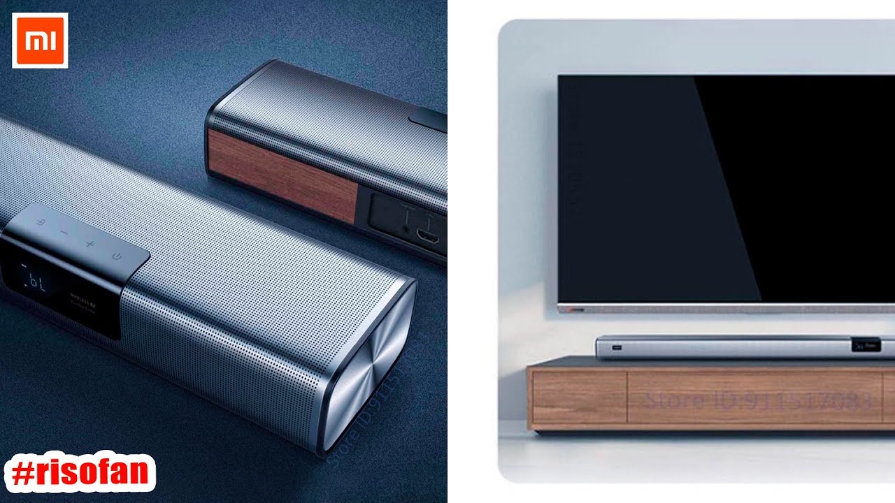 Xiaomi Youpin BINNIFA TV Soundbar Bluetooth Speaker Echo Wall Metal Wooden Sound LED.