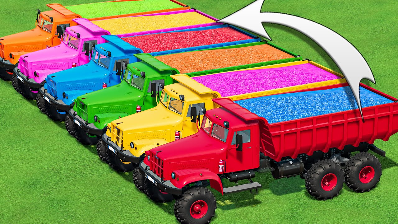 TRANSPORT OF COLORS! HEAVY MAN Truck + 10 TONS CHAFF Delivery – Farming Simulator 22