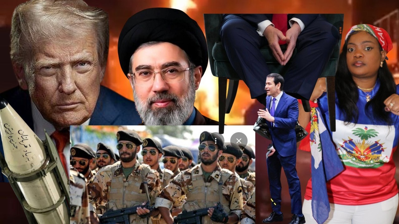 Iran bonb4de Ysrael/ Trump kanpe mas depotayon an? Trump imilye Marco Rubio ak yon soulye two gwo