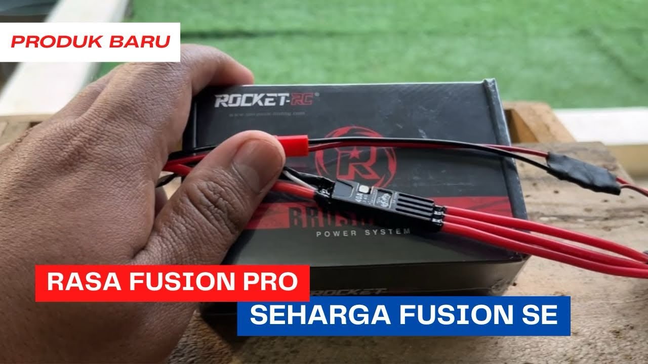 COMBO BRUSHLESS RC ADVENTURE PALING GACOR 2025|| FUSION KETAR KETIR || ESC AM32 MOTOR ROCKET 2300KV