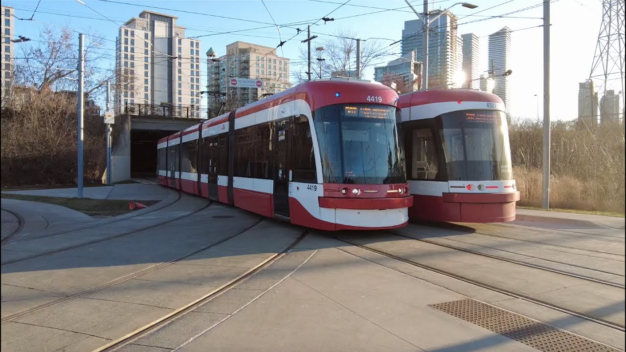 TTC Streetcar Actions at Humber Loop (January 4th, 2024)