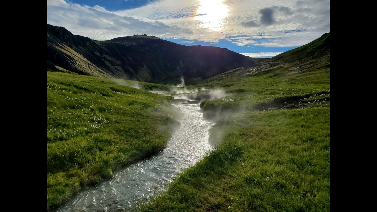 Iceland Day 1 - Kerid Volcanic Crater Lake and Reykjadular Thermal Hot Spring River