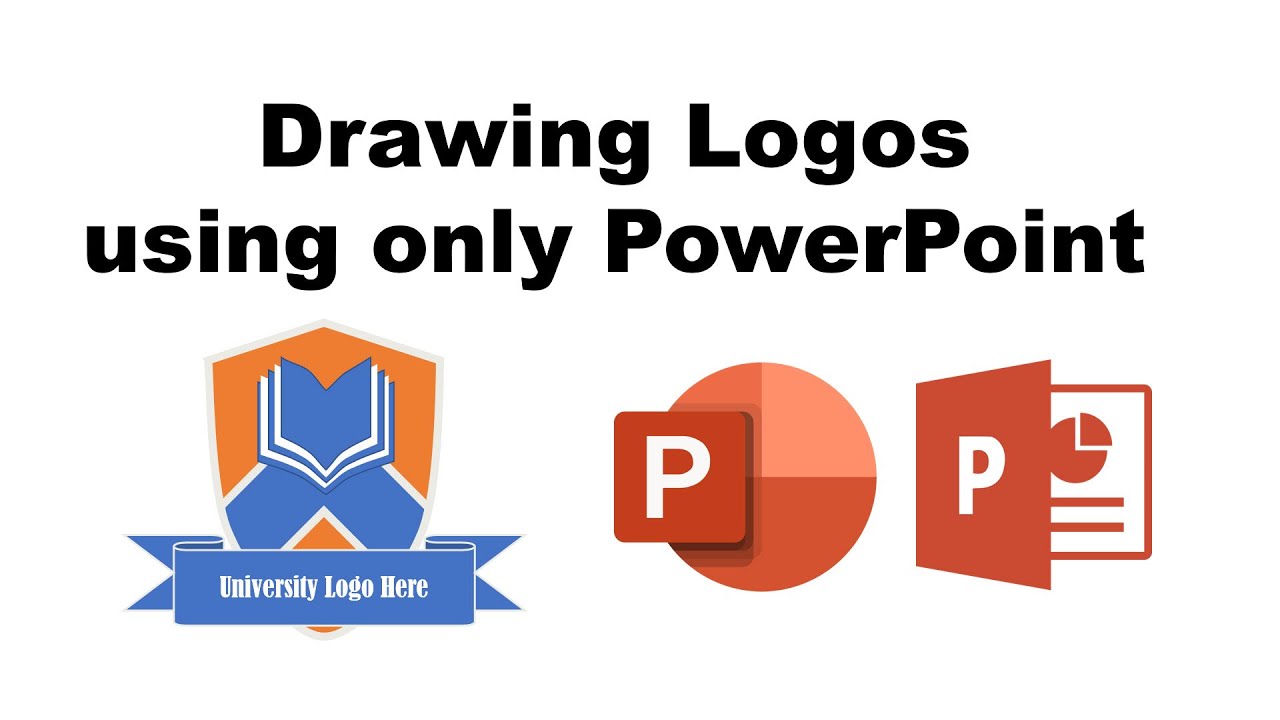 How to draw a logo in PowerPoint