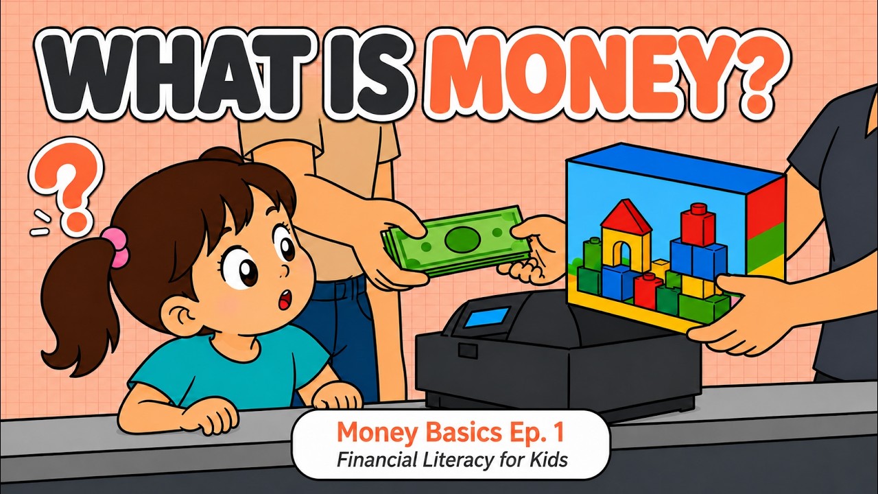 What Is Money? | Money Basics Ep. 1 | Financial Literacy for Kids | Early Soft Skills