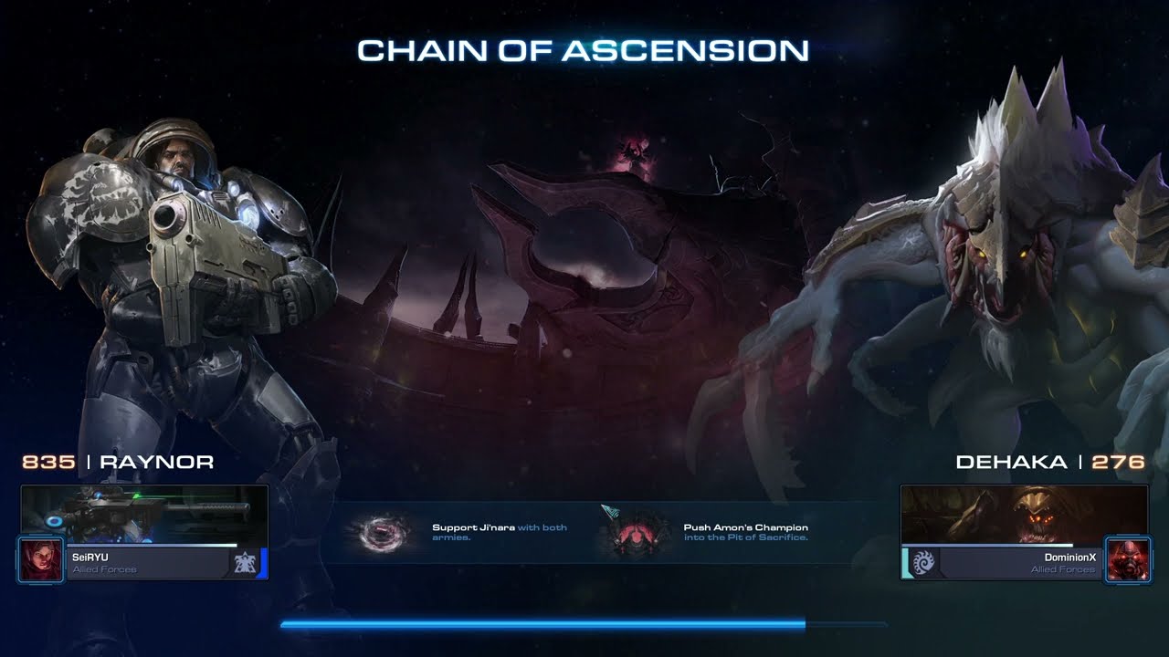 raynor 308 brutal (chain of ascension) sc2 STARCraFT2 co-op BRUTAL  SEIRYU(TH)