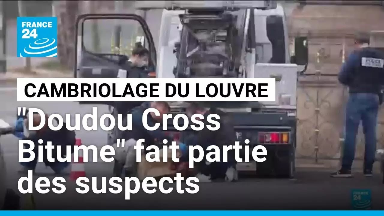 Cambriolage du Louvre : l'un des suspects &eacute;tait connu sur les r&eacute;seaux sociaux &bull; FRANCE 24