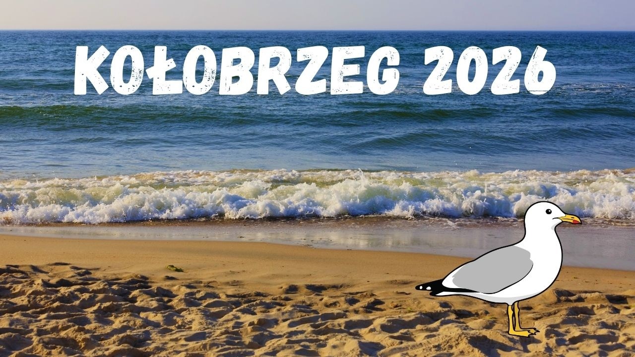 Kołobrzeg 🚗 &ndash; droga nad morze i spacer po plaży nad Bałtykiem