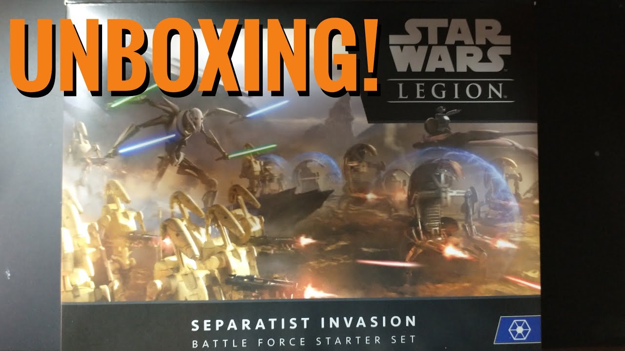 Separatist Invasion Battle Force Unboxing - Star Wars Legion