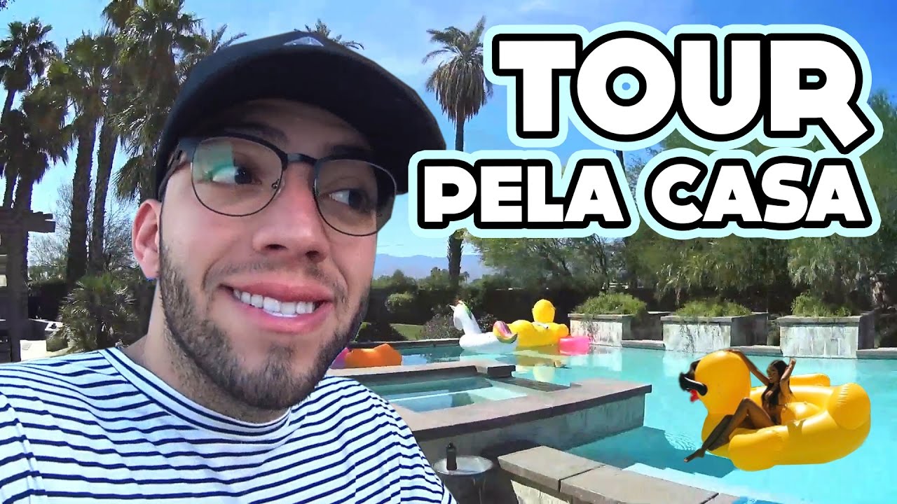 TOUR PELA NOSSA MANSÃO NA CALIFÓRNIA!!