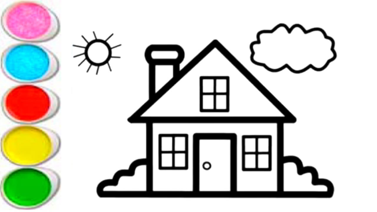 housedrawing​  || How draw a house drawing || drawing step by step house drawing easy | Ghar ka draw