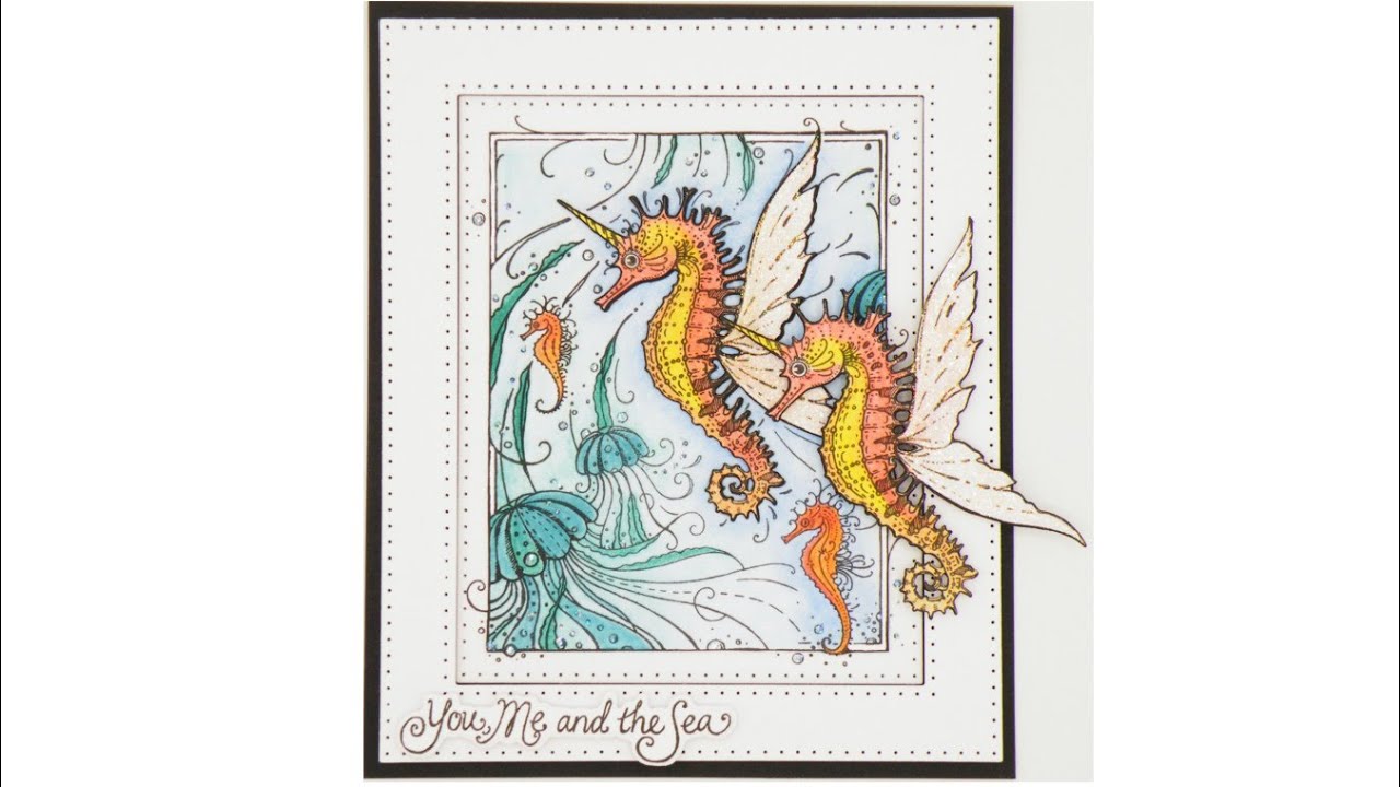 Flight Of Fantasy Card Using Pink Ink Dies & Stamps