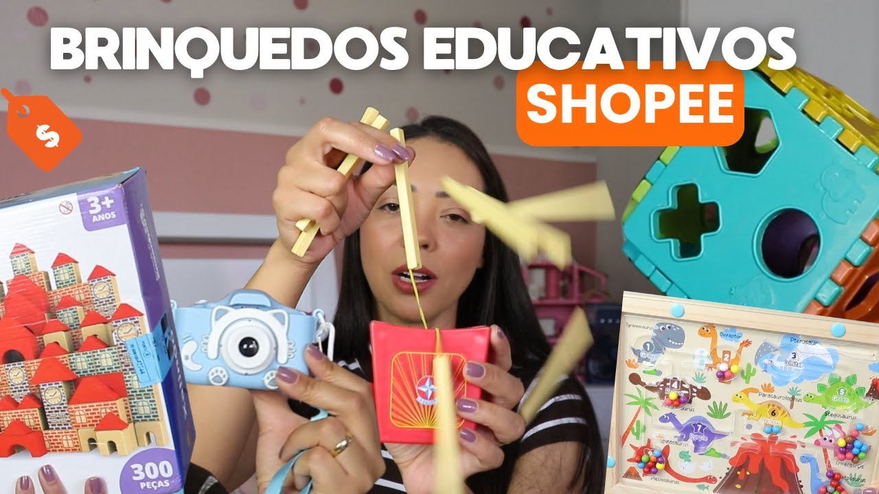 TOP BRINQUEDOS SHOPEE MAIS LEGAIS E EDUCATIVOS PRA COMPRAR ✔️