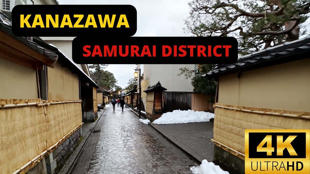KANAZAWA, ISHIKAWA, JAPAN 🇯🇵 [4K] Nagamachi Samurai District — Walking Tour