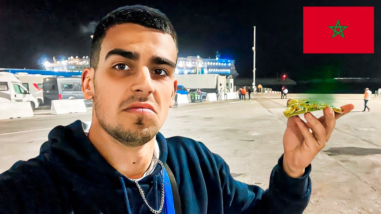 Sobreviví Sin Dinero en el Puerto de Marruecos 🇲🇦