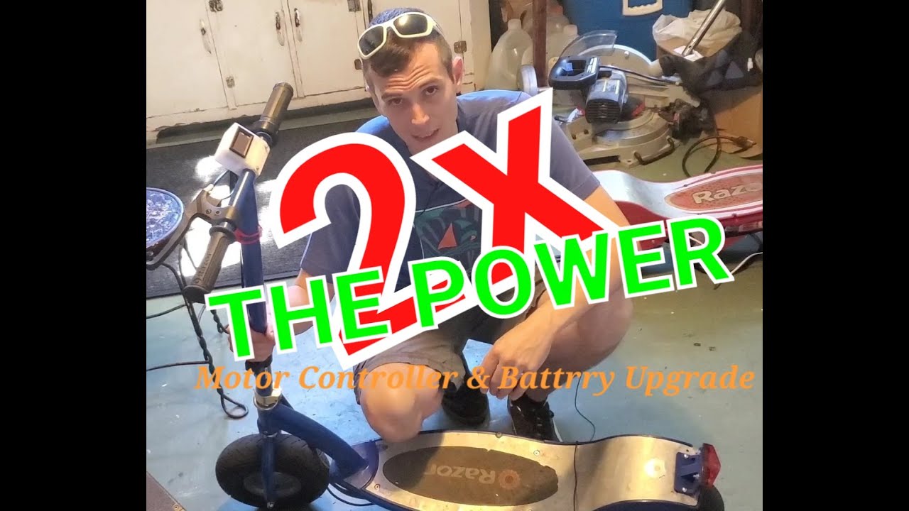 Should You Upgrade Your Razor Electric Scooter? Motor Controller, Battery, Throttle, & 1ST RIDE!