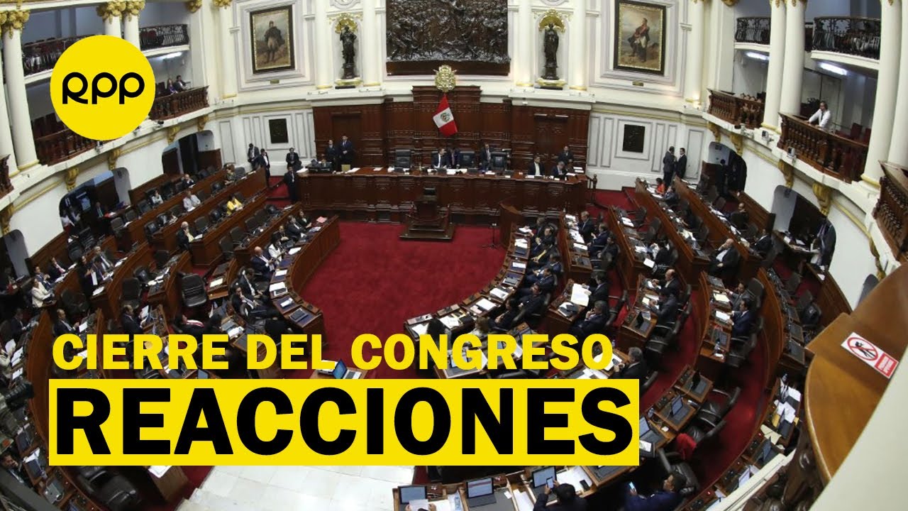 Congreso de la República reacciona a la disolución ordenada por el presidente Martín Vizcarra