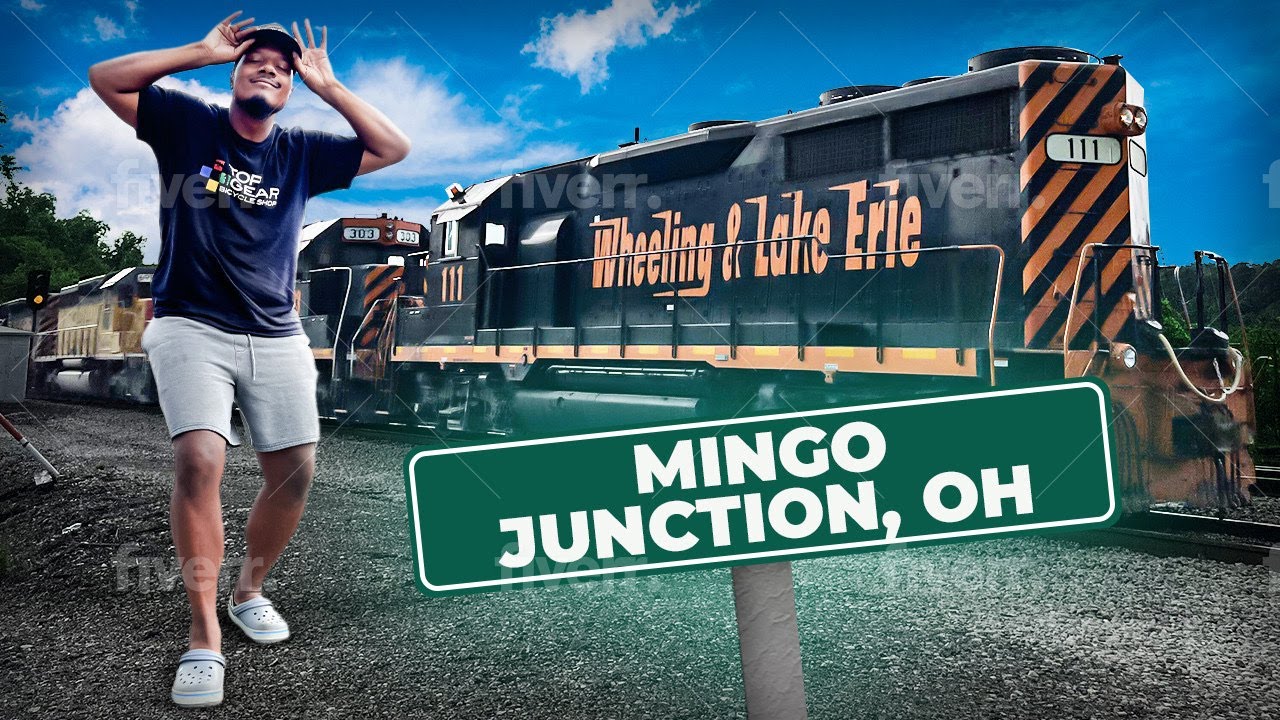I WENT TO MINGO JUNCTION,OH  just to watch trains!!!